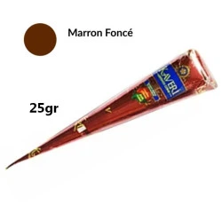 Cône de henné Kaveri marron